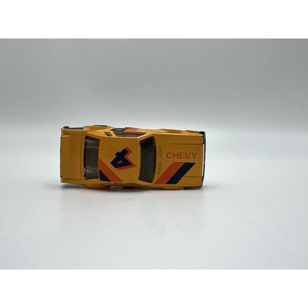 Vintage Matchbox Chevy Pro Stocker, Yellow, Superfast no. 34, Macau Metal Base